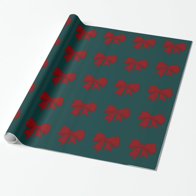 Presente Papel de enrolamento de Arcos vermelhos (Desenrolado)