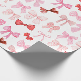Presente Papel de enrolamento de Arcos vermelhos e cor-de-r