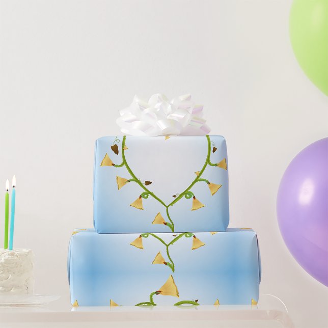 Presente Papel de enrolamento de arte das flores da primave (Criador carregado)