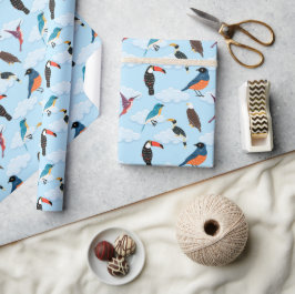 Presente papel de enrolamento de aves