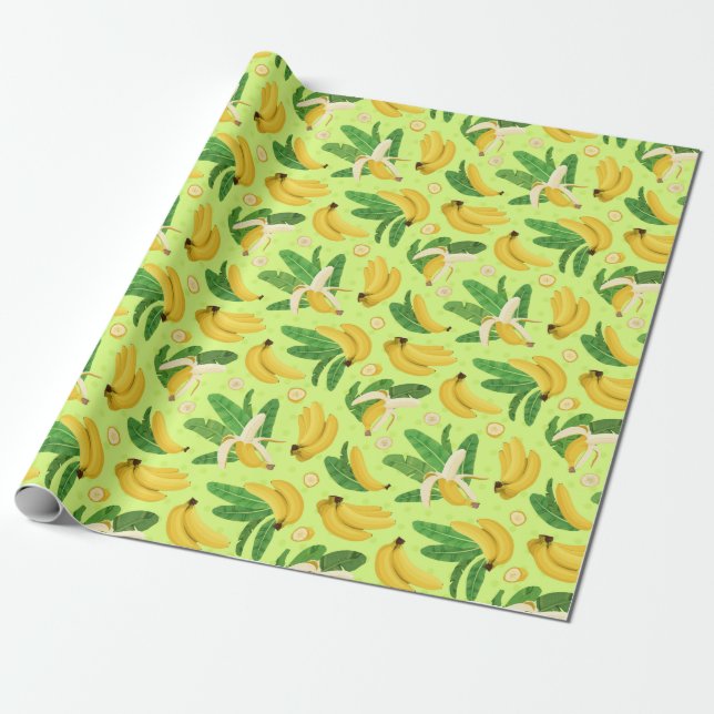 Presente Papel de enrolamento de bananas (Desenrolado)