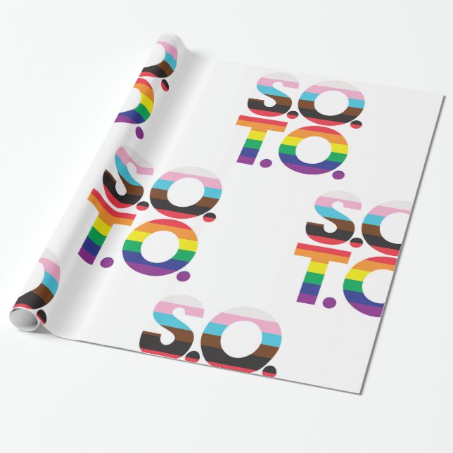 Presente Papel De Enrolamento De Canto (Desenrolado)