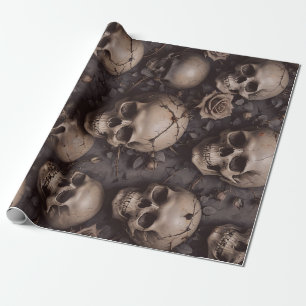 Presente Papel de enrolamento de cascas escuras