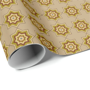 Presente Papel de enrolamento de chocolate tribal