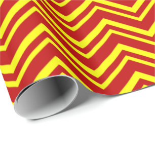 Presente Papel de enrolamento de cores primárias-CHEVRON 01