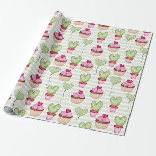 Presente Papel de enrolamento de cupcakes