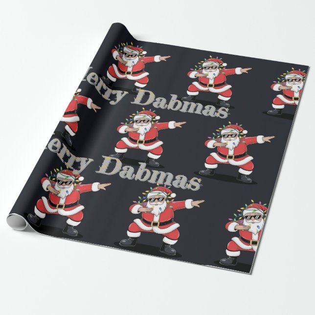 Presente Papel de enrolamento de Dabmas de feliz (Desenrolado)