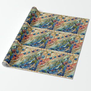 Presente Papel de enrolamento de Design Art Deco