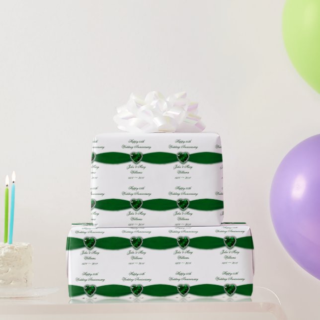 Presente Papel de enrolamento de Design de aniversário de 5 (Presentes para festas)