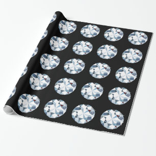 Presente Papel de enrolamento de diamantes