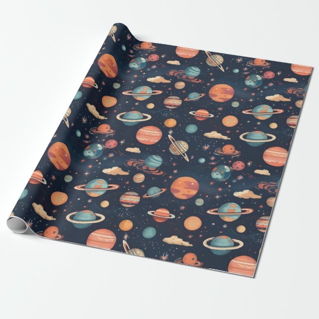 Presente Papel de enrolamento de espaço (Desenrolado)