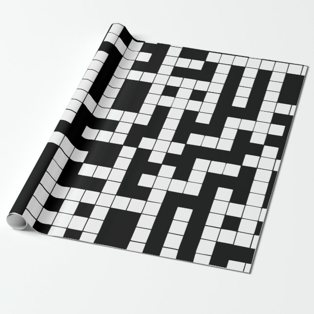 Presente Papel de enrolamento de espadas em preto-e-branco (Desenrolado)