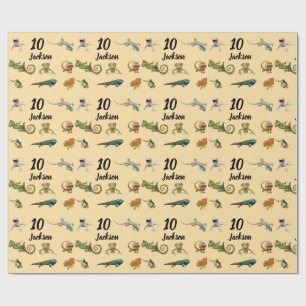 Presente Papel de enrolamento de Festa de aniversário de ré