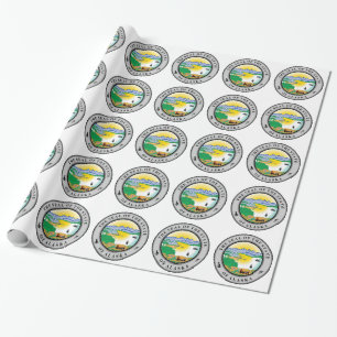 Presente Papel de enrolamento de focas do Alaska State