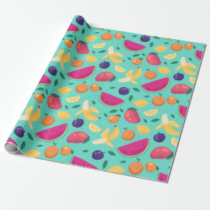 Presente Papel de enrolamento de Frutas tropical