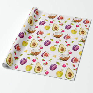 Presente Papel de enrolamento de Frutas tropical