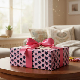 Presente Papel de enrolamento de gatos planetas