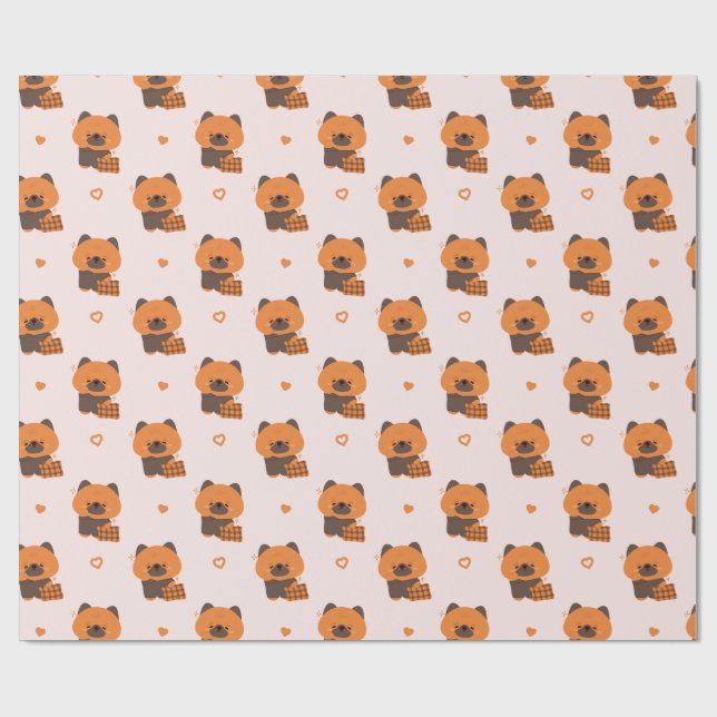 Presente Papel de enrolamento de German shepherd com sono (Aberto)