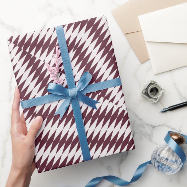 Presente Papel de enrolamento de ilusão óptica geométrica (Presentear)