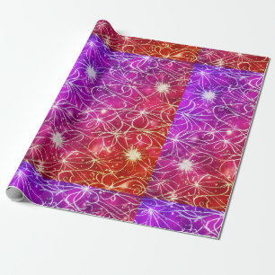 Presente Papel de enrolamento de Impressão cor-de-rosa-chic