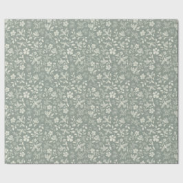 Presente Papel de enrolamento de Impressão de aves Florais 