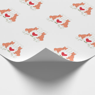 Presente Papel de enrolamento de Impressão de pinheiro de r