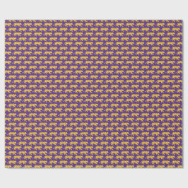 Presente Papel de enrolamento de Impressão de Tigre Roxo e 