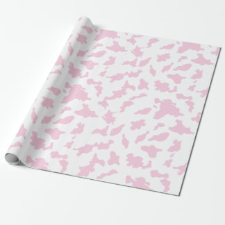 Presente Papel de enrolamento de Impressão de vaca rosa