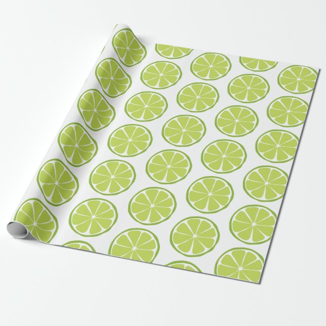 Presente Papel de enrolamento de Limões de citrinos de Verã (Desenrolado)