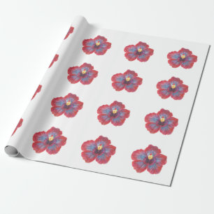 Presente Papel de enrolamento de madeiras pintadas, 30 em x
