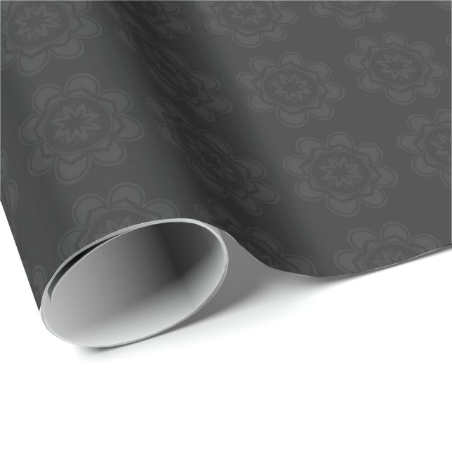 Presente Papel de enrolamento de Mandala da cinza (Ponta do rolo)