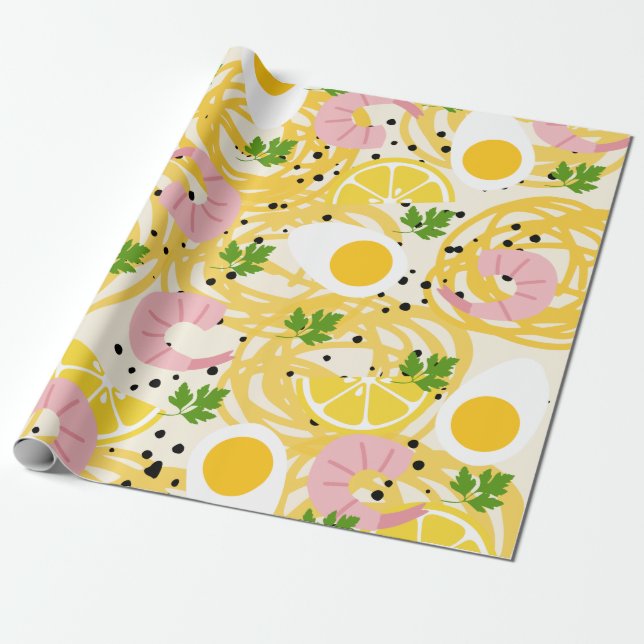 Presente Papel de enrolamento de marinheiros-cúteos (Desenrolado)