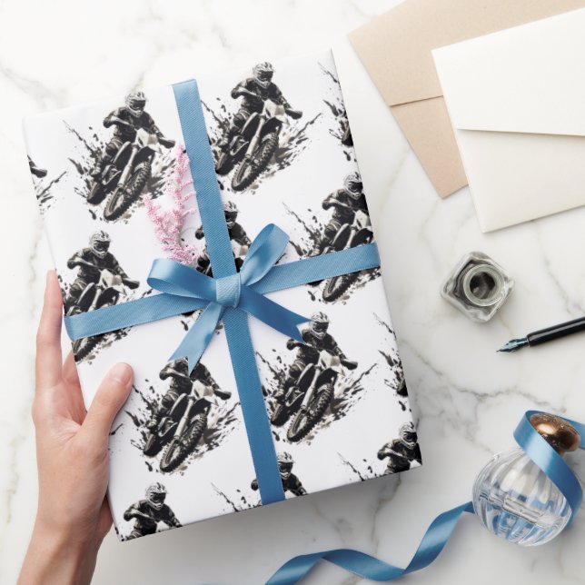 Presente Papel de enrolamento de motos de motocicleta (Presentear)