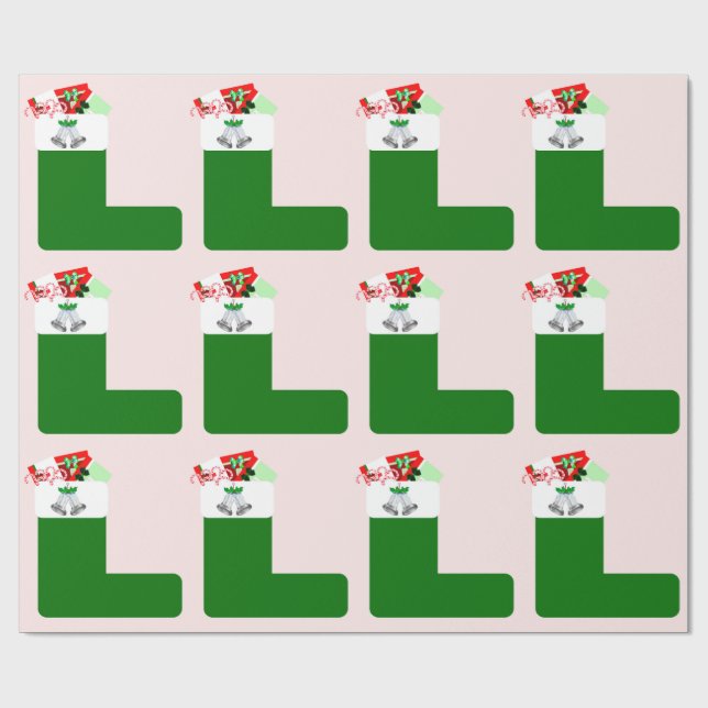 Presente Papel de enrolamento de natal (Aberto)