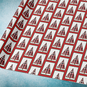 Presente Papel de enrolamento de Natal da árvore de Natal d