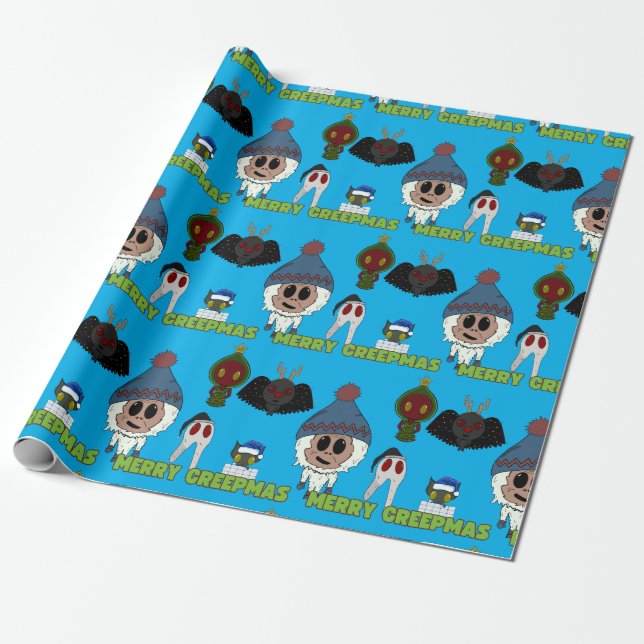 Presente Papel de enrolamento de Natal de Pé Grande (Desenrolado)