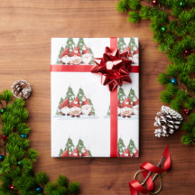 Papel de enrolamento de Natal Gnomo