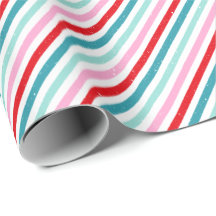Papel de enrolamento de Natal Padrão de Stripes Cl