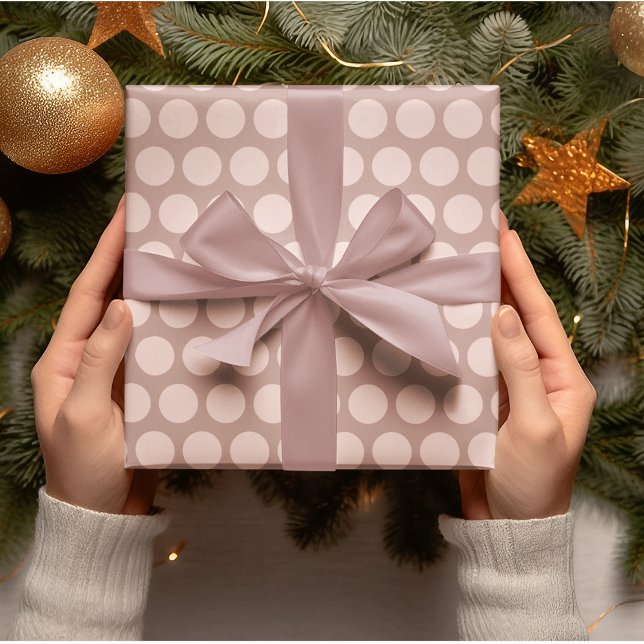 Presente Papel de enrolamento de Natal para Bolinhas Rosa M (Criador carregado)