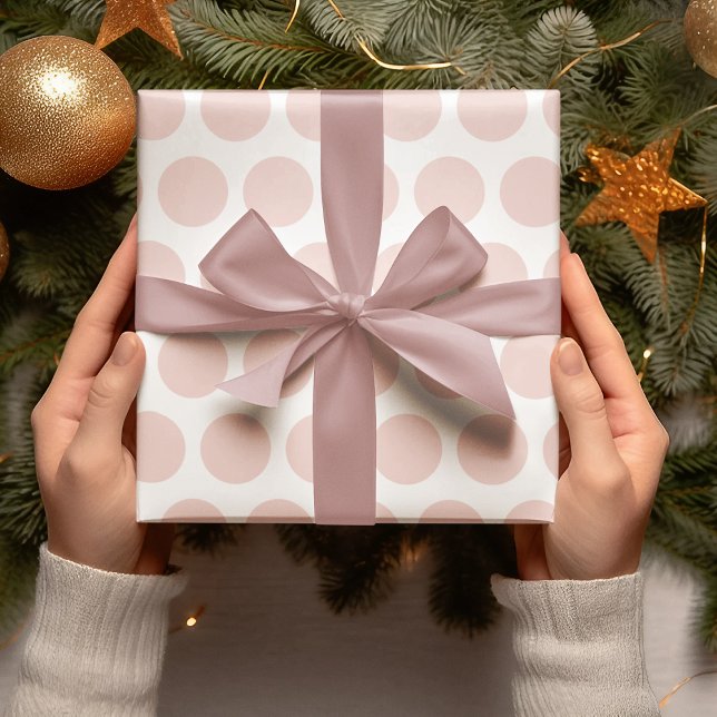 Presente Papel de enrolamento de Natal para Bolinhas Rosa M (Criador carregado)