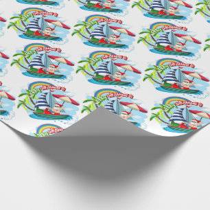 Presente Papel de enrolamento de Natal para Papais noeis de