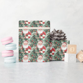 Presente Papel de enrolamento de Natal para Papais noeis Vi