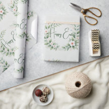 Papel de enrolamento de Pastel com Design verde e 