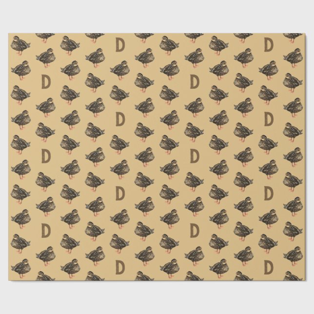 Presente Papel de enrolamento de patos (Barra)