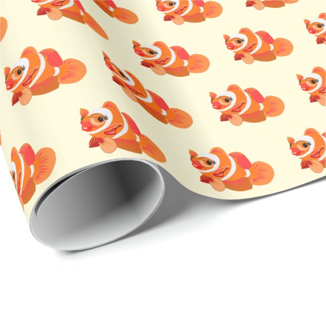 Presente Papel de enrolamento de peixes dourados (Ponta do rolo)