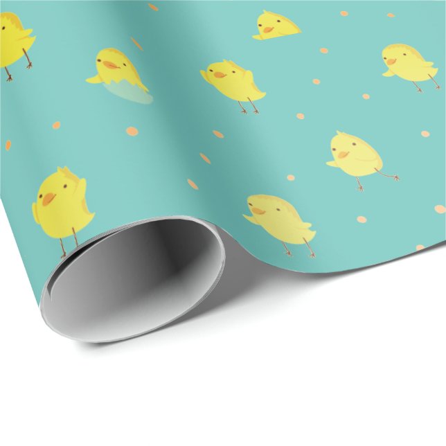 Presente Papel de enrolamento de Pintinhos de Cute (Ponta do rolo)