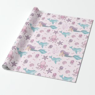 Presente Papel de enrolamento de Sereia