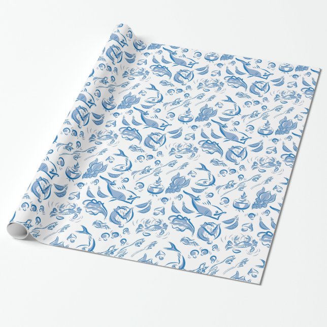 Presente Papel de enrolamento de tinta da cozinha chinesa m (Desenrolado)
