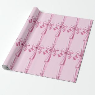 Presente Papel de enrolamento do Arco da fita-cola-rosa-fal