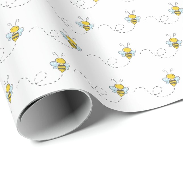 Presente Papel de enrolamento do Chá de fraldas de abelha e (Ponta do rolo)